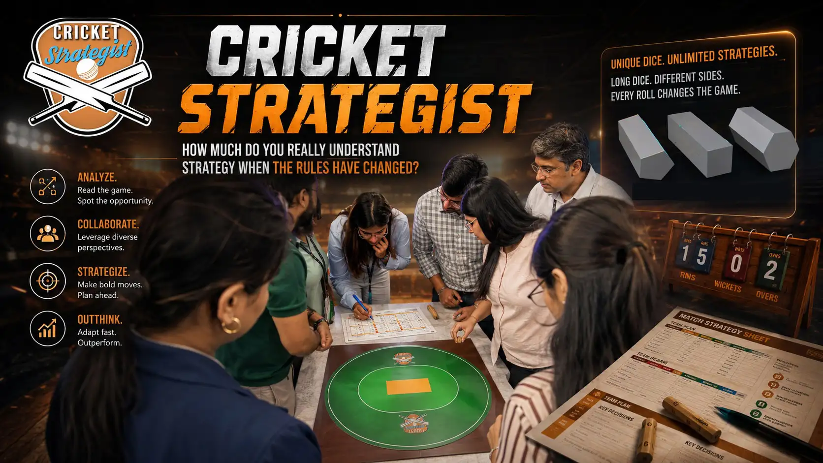 Teams engaged in IPL-style auction simulation